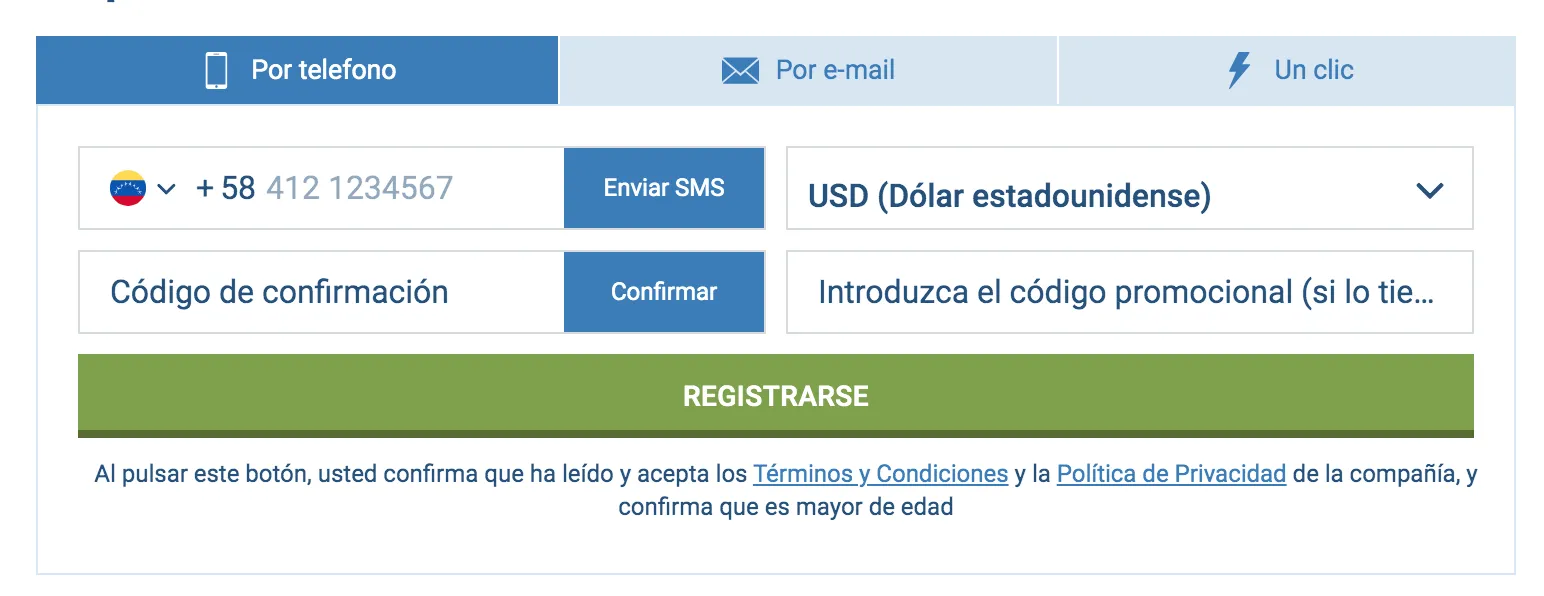 Registro cuenta casino online bonos