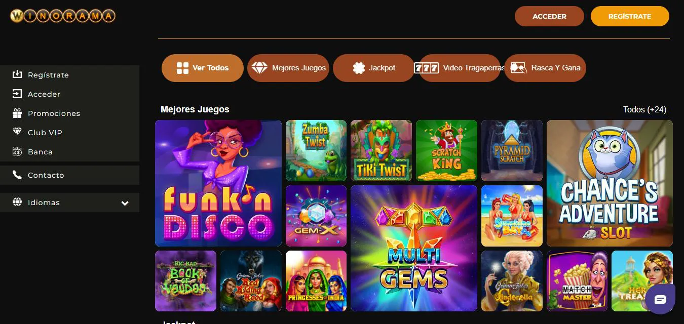 Winorama casino online